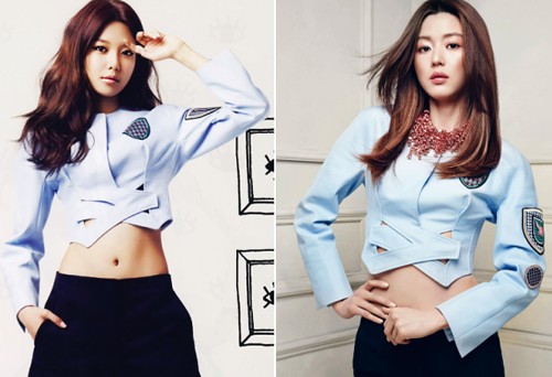 jeon ji hyun vs soo young 3478 1403928543 Sao Hàn: Mỗi nàng mỗi phong cách, mỗi cá tính thời trang